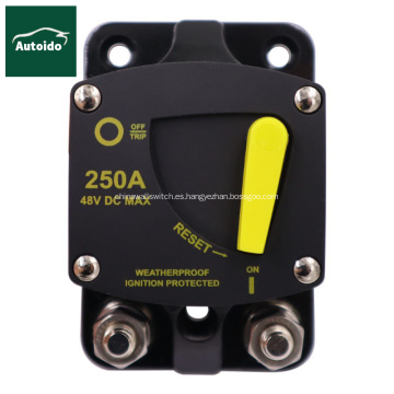 Circuiter 250a con reinicio manual impermeable
